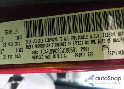 2012 Jeep Liberty Sport z USA, uszkodzony, nr VIN 1C4PJMAK2CW186581